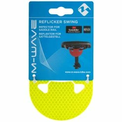 Réflecteur Sur Rails De Selle Jaune Ou Rouge M-Wave Reflicker Swing -Garde-Boue Vélo Soldes Reflecteur reflicker swing m wave
