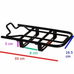 Adaptateur Pour Siège Bébé Sur Porte-bagages Vélo - Steco -Garde-Boue Vélo Soldes adaptateur pour siege bebe sur porte bagages velo steco full 5