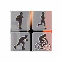 Strap Wrap Bracelet Autofixant De Sécurité -Garde-Boue Vélo Soldes bracelet autofixant de securite full 3