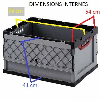 Carry Freedom Caisse En Plastique Pliable Pour Remorque Y-Frame 6 Carry Freedom Caisse En Plastique Pliable Pour Remorque Y-Frame – Image 4