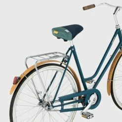 Couvre Selle Vélo En Matériau Recyclé Urban Proof Bleu Vert -Garde-Boue Vélo Soldes couvre selle velo en materiau recycle urban proof bleu vert full 3