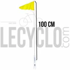 Messingschlager Drapeau De Sécurité Pour Vélo Et Remorque -Garde-Boue Vélo Soldes drapeau de securite pour velo et remorque 100CM jaune 4c79c568 9fff 4ea6 af5c 5c6cadad0fba
