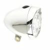 QT Cycle Eclairage Avant Vintage 3 Leds Chromé Pour Vélo -Garde-Boue Vélo Soldes eclairage avant vintage 3 leds chrome pour velo full