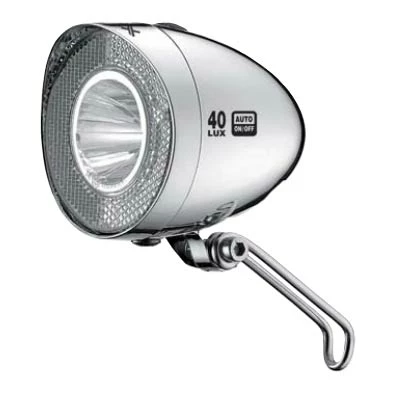 Eclairage Vélo Avant Rétro à LED Sur Dynamo XLC 3 Eclairage Vélo Avant Rétro à LED Sur Dynamo XLC