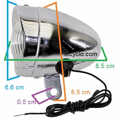 Brandless Feu Avant Dynamo Vintage Sur Fourche De Vélo 8 Brandless Feu Avant Dynamo Vintage Sur Fourche De Vélo – Image 6