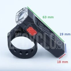 Brandless Feu Avant LED étanche Micro USB -Garde-Boue Vélo Soldes feu avant led etanche micro usb full 5