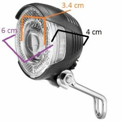Busch-mueller Feu Avant Pour Vélo Lumotec Lyt B N Sur Dynamo-moyeu -Garde-Boue Vélo Soldes feu avant pour velo lumotec lyt b n sur dynamo moyeu full 4