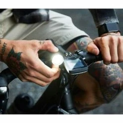 Feu Vélo Avant 450 Lumens PWR RIDER Avec Batterie Externe Knog -Garde-Boue Vélo Soldes feu velo avant 450 lumens pwr rider avec batterie externe knog full 3