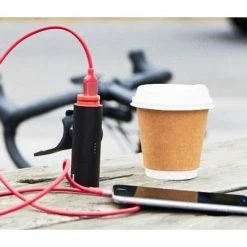 Feu Vélo Avant 450 Lumens PWR RIDER Avec Batterie Externe Knog -Garde-Boue Vélo Soldes feu velo avant 450 lumens pwr rider avec batterie externe knog full 5