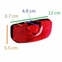 Busch-mueller Feu Vélo Pour Porte Bagage DToplight Permanent -Garde-Boue Vélo Soldes feu velo pour porte bagage dtoplight permanent full 4