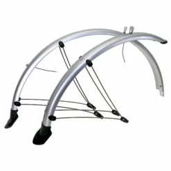 Messingschlager Paire De Garde Boue Pour Vélo 28 Pouces Avec Câble électrique - 45 Mm