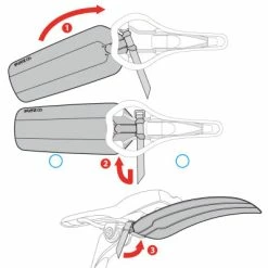 Garde Boue Sous Selle Pour VTT Shield S20 Zefal -Garde-Boue Vélo Soldes garde boue sous selle pour vtt shield s20 zefal full 6
