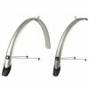 Garde Boues Argent Pour Vélo 28 Pouces 46 Mm Towny Polisport -Garde-Boue Vélo Soldes garde boues argent pour velo 28 pouces 46 mm towny polisport full