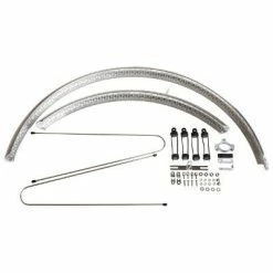 Garde Boues Martelés Argent Pour Pneus Vélo 28 Pouces BLB -Garde-Boue Vélo Soldes garde boues marteles argent pour pneus velo 28 pouces blb full 6