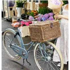 Grand Panier De Vélo En Rotin Denton L Basil -Garde-Boue Vélo Soldes grand panier de velo en rotin denton l basil full 4