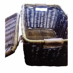 Grand Panier De Vélo En Rotin Denton L Basil -Garde-Boue Vélo Soldes grand panier de velo en rotin denton l basil full 5