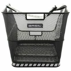 Grand Panier De Vélo Noir Sur Porte Bagage Arrière Class Basil -Garde-Boue Vélo Soldes grand panier de velo noir sur porte bagage arriere class basil full 3