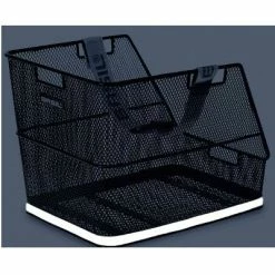 Grand Panier De Vélo Noir Sur Porte Bagage Arrière Class Basil -Garde-Boue Vélo Soldes grand panier de velo noir sur porte bagage arriere class basil full 4