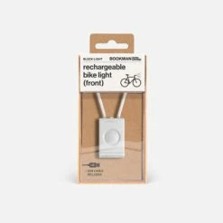 Lampe Vélo LED Avant Block Bookman 50 Lumens -Garde-Boue Vélo Soldes lampe velo led avant block bookman 50 lumens blanche full