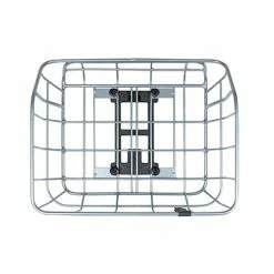 Panier Arrière Chrome Sur Porte-bagages MIK Portland Basil -Garde-Boue Vélo Soldes panier arriere chrome sur porte bagages mik portland basil full 3