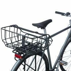 Panier Arrière Noir Sur Porte-bagages MIK Portland Basil -Garde-Boue Vélo Soldes panier arriere noir sur porte bagages mik portland basil full 5