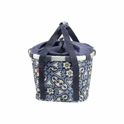 Panier Sur Guidon BikeBasket Fleurs Reisenthel & Klickfix -Garde-Boue Vélo Soldes panier guidon bikebasket klickfix reisenthel fleurs