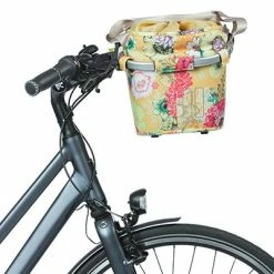 Panier Guidon Jaune 15L Compatible Klickfix Bloom CarryAll Basil -Garde-Boue Vélo Soldes panier guidon jaune 15l compatible klickfix bloom carryall basil full 5