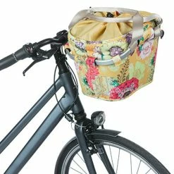 Panier Guidon Jaune 15L Compatible Klickfix Bloom CarryAll Basil -Garde-Boue Vélo Soldes panier guidon jaune 15l compatible klickfix bloom carryall basil full 6