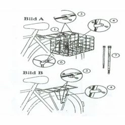 Brandless Panier Latéral Pliable Sur Porte Bagage Vélo -Garde-Boue Vélo Soldes panier lateral pliable sur porte bagage velo full 4