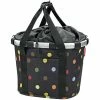 Panier Sur Guidon BikeBasket Dots Reisenthel & Klickfix -Garde-Boue Vélo Soldes panier sur guidon bikebasket dots reisenthel klickfix full