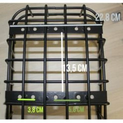 Panier Vélo Arrière Aluminium Fixe Cento Noir Mat Basil -Garde-Boue Vélo Soldes panier velo arriere aluminium fixe cento noir mat basil full 6