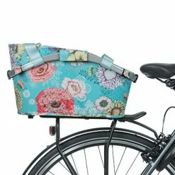 Panier Vélo Arrière Bloom Field 22L Bleu Fleuri Carry All Basil -Garde-Boue Vélo Soldes panier velo arriere bloom field 22l bleu fleuri carry all basil full 5