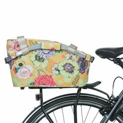 Panier Vélo Arrière Bloom Field 22L Jaune Fleuri Carry All Basil -Garde-Boue Vélo Soldes panier velo arriere bloom field 22l jaune fleuri carry all basil full 5