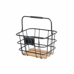 Panier Avant Pour Vélo Avec Socle En Bois Z Front Zefal