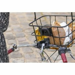 Panier Avant Pour Vélo Avec Socle En Bois Z Front Zefal -Garde-Boue Vélo Soldes panier velo avant bois zefal 4
