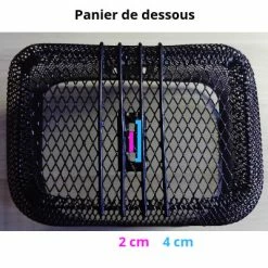 Panier Vélo Avant En Acier 20 L Sur Potence Hapo-G 10 Panier Vélo Avant En Acier 20 L Sur Potence Hapo-G -Garde-Boue Vélo Soldes panier velo avant en acier 20 l sur potence hapo g full 4
