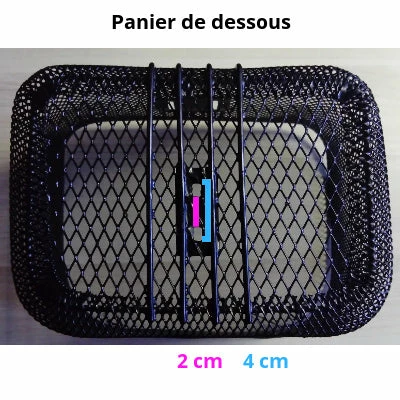 Panier Vélo Avant En Acier 20 L Sur Potence Hapo-G 6 Panier Vélo Avant En Acier 20 L Sur Potence Hapo-G – Image 4
