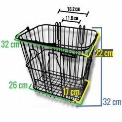 Panier Vélo Latéral à Crochets Memories Bottle Basil Noir -Garde-Boue Vélo Soldes panier velo lateral a crochets memories bottle basil noir full 4