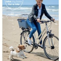 Panier Vélo Pour Chien Bleu Tendance Basil Buddy -Garde-Boue Vélo Soldes panier velo pour chien bleu tendance basil buddy full 4