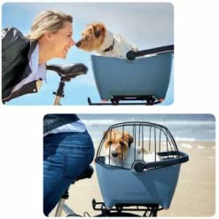 Panier Vélo Pour Chien Bleu Tendance Basil Buddy -Garde-Boue Vélo Soldes panier velo pour chien bleu tendance basil buddy full 5