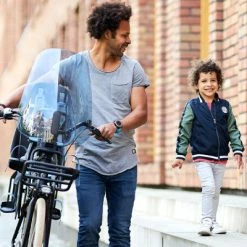 Pare-brise Teinté Pour Siège Vélo Enfant Urban Iki Gris -Garde-Boue Vélo Soldes pare brise teinte pour siege velo enfant urban iki gris full 4