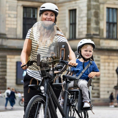Pare-brise Teinté Pour Siège Vélo Enfant Urban Iki Marron 5 Pare-brise Teinté Pour Siège Vélo Enfant Urban Iki Marron – Image 3