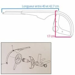 Protection Chaine Vélo Résistant 46 Et 48 Dents SKS 11 Protection Chaine Vélo Résistant 46 Et 48 Dents SKS -Garde-Boue Vélo Soldes protection chaine velo resistant 46 et 48 dents sks full 4