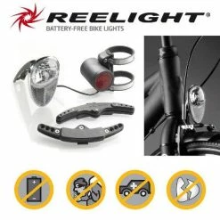 REELIGHT SL 620 Feu Clignotant Avant Sans Piles Sur Fourche -Garde-Boue Vélo Soldes reelight sl 620 feu clignotant avant sans piles sur fourche full 5