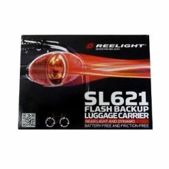 REELIGHT SL621 Feu Clignotant Arrière Sans Pile Sur Porte Bagage -Garde-Boue Vélo Soldes reelight sl621 feu clignotant arriere sans pile sur porte bagage full 4