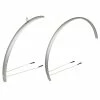 Set Garde-boue Aluminium 28 Pouces R'Light Stronglight - Argent -Garde-Boue Vélo Soldes set garde boue aluminium 28 pouces r light stronglight argent full