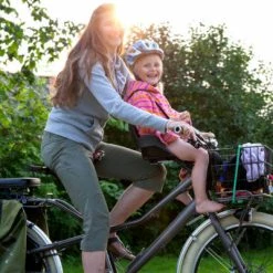 Siège Enfant 9 Mois à 3 Ans Avant Bobike One Mini Gris -Garde-Boue Vélo Soldes siege enfant 9 mois a 3 ans avant bobike one mini gris full 5
