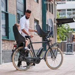 Siège Vélo Enfant Arrière Sur Cadre Urban Iki Noir -Garde-Boue Vélo Soldes siege velo enfant arriere sur cadre urban iki noir full 5