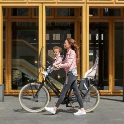 Siège Vélo Enfant Avant Urban Iki Rose -Garde-Boue Vélo Soldes siege velo enfant avant urban iki rose full 3