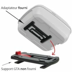 Top Case Citybox Pour Fixation GTA Klickfix Sur Porte Bagage -Garde-Boue Vélo Soldes top case citybox pour fixation gta klickfix sur porte bagage full 4